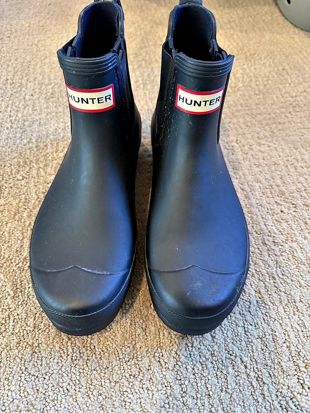 Hunter Chelsea Rain Boots Black